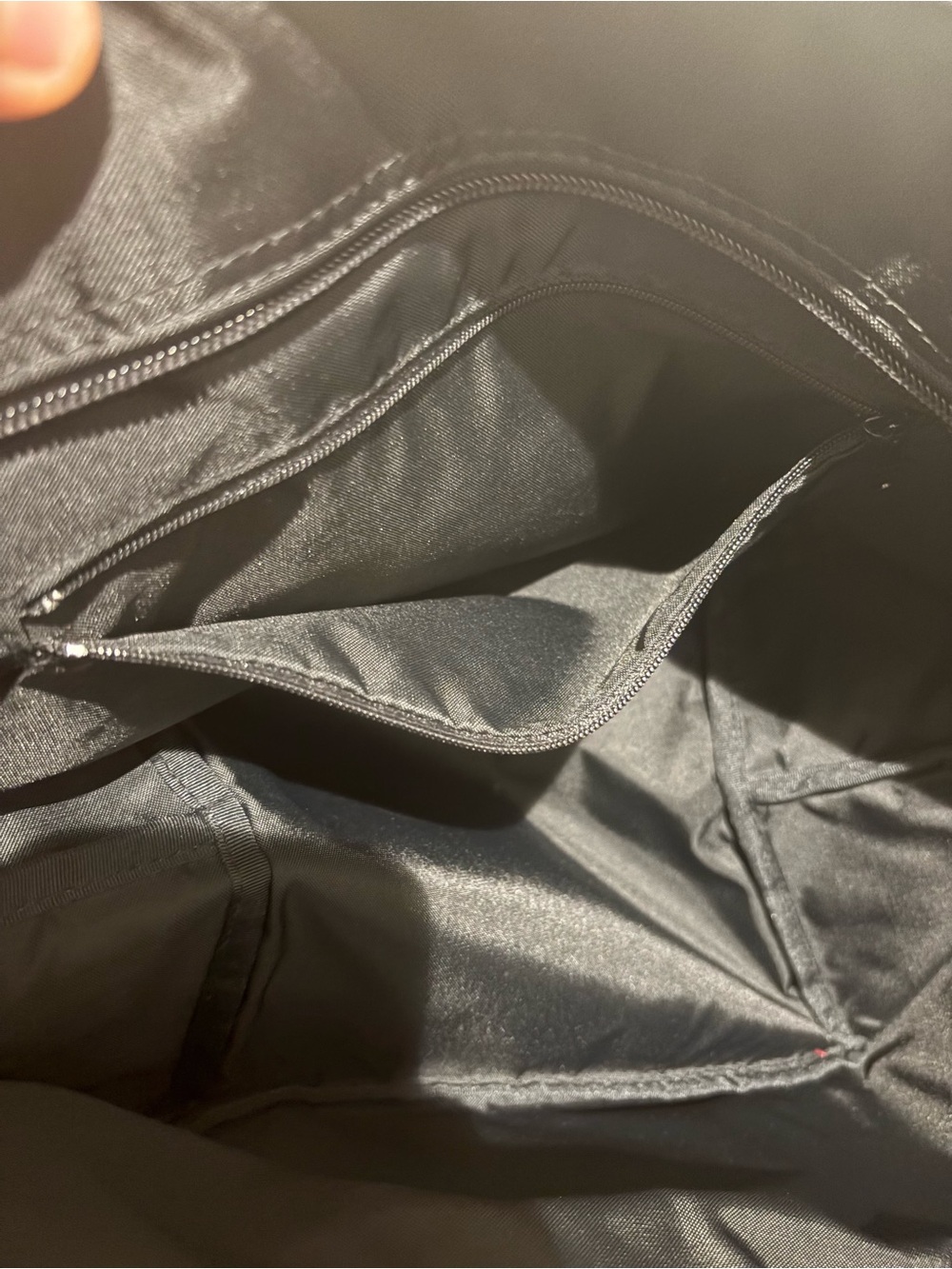 Burberry Black Plaid Tote with Red and White Check - Picture 6 of 13